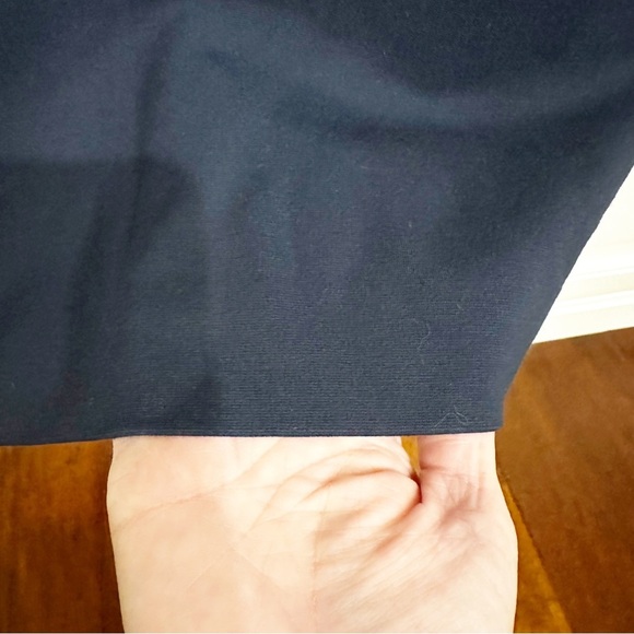 Classiques Entier Women’s Navy Blue Classic Office Knee Length Ponte Lined Dress - Picture 6 of 10